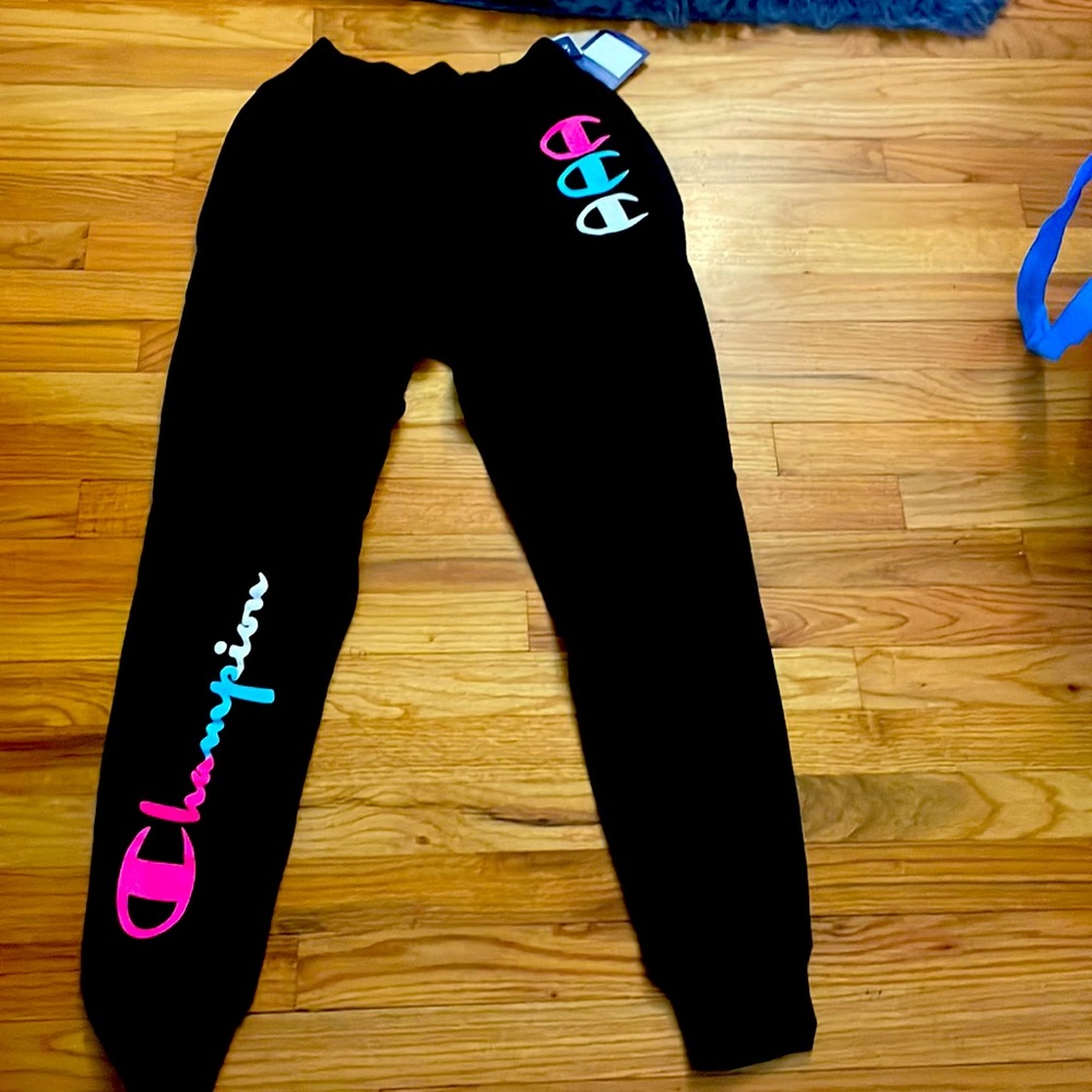 Black Champion Sweatpants